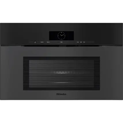 Front. Miele - H7870 30" Handless 1.52 Cubic Ft. Microwave Oven - Black.