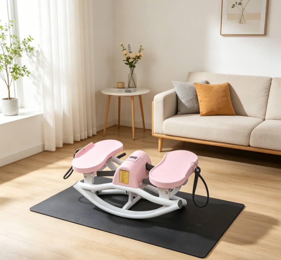 Back. Anysun - Swing Stepper Machine - Home Aerobic Fitness, Targets Waist & Legs, Foldable, Quiet, for Whole Family - Pink.