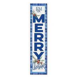 Jardine - Franklin & Marshall Diplomats 12'' x 48'' Outdoor Merry Christmas Leaner - White
