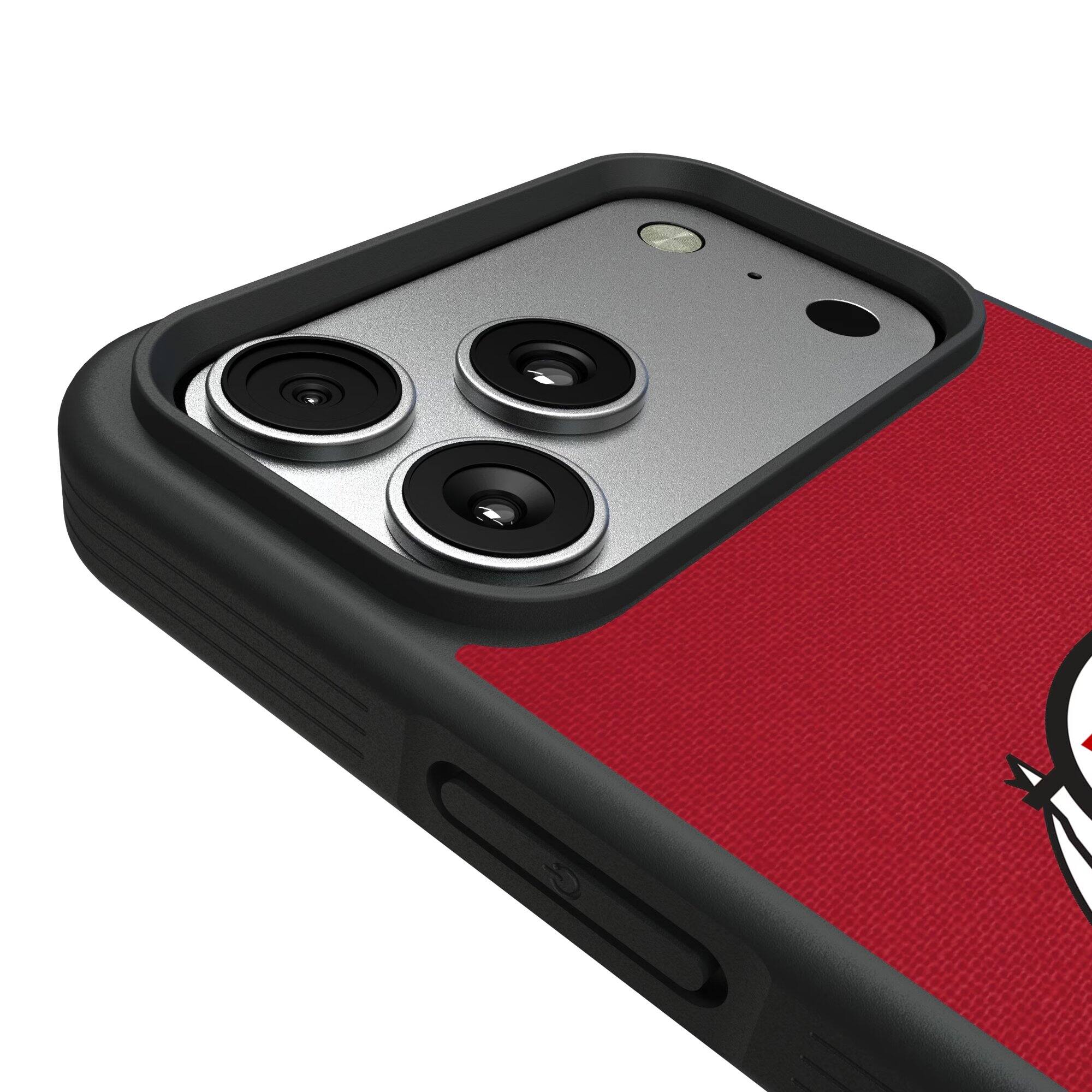 Alt View 2. Keyscaper - Utah Utes Bump Case with 8.2ft Drop Protection - 15 Plus - Multicolor.
