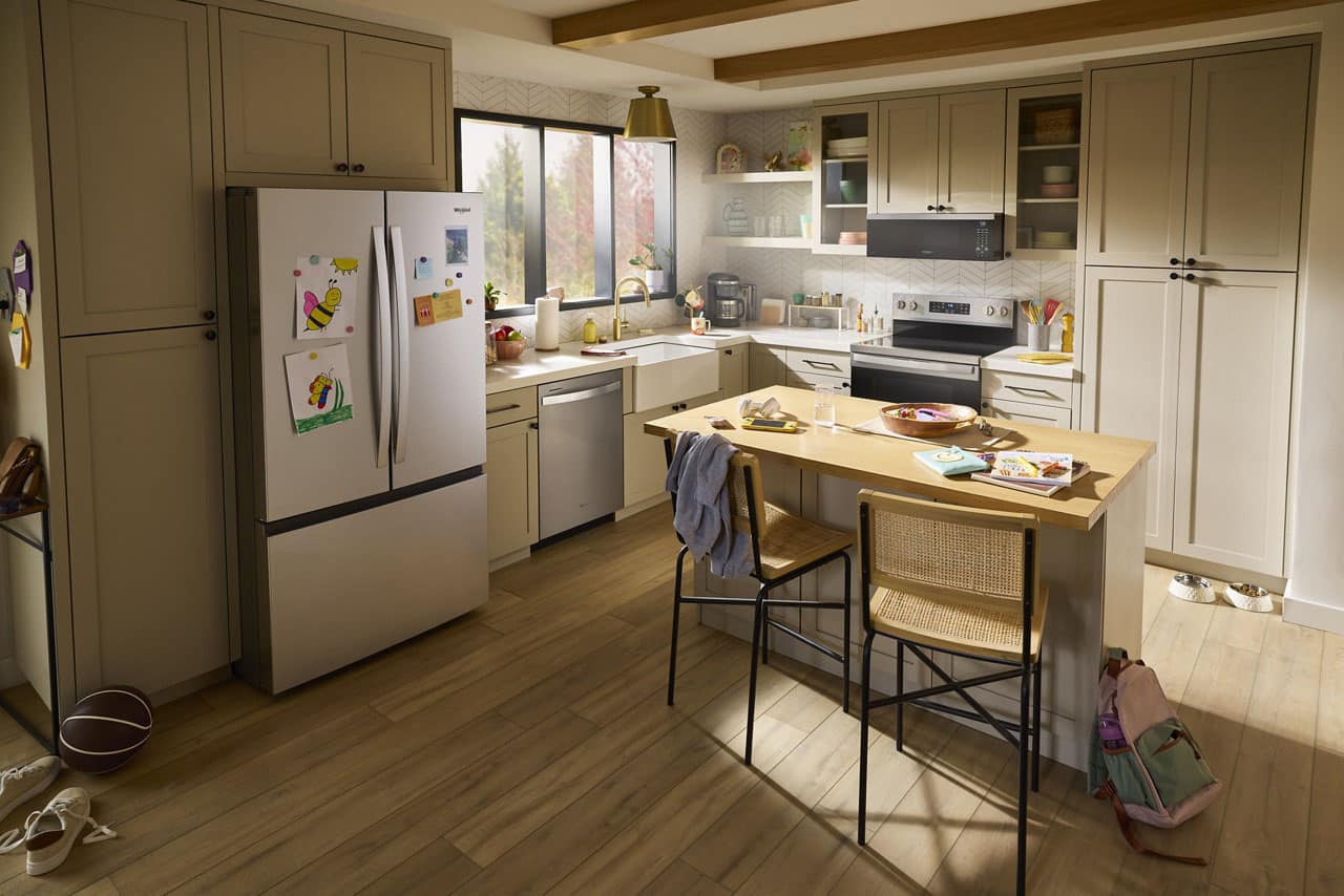 Alt View 20. Whirlpool - 31 Cu.Ft. French Door Refrigerator with Ice Maker and Family-Sized Capacity - Fingerprint-Resistant Stainless Finish.