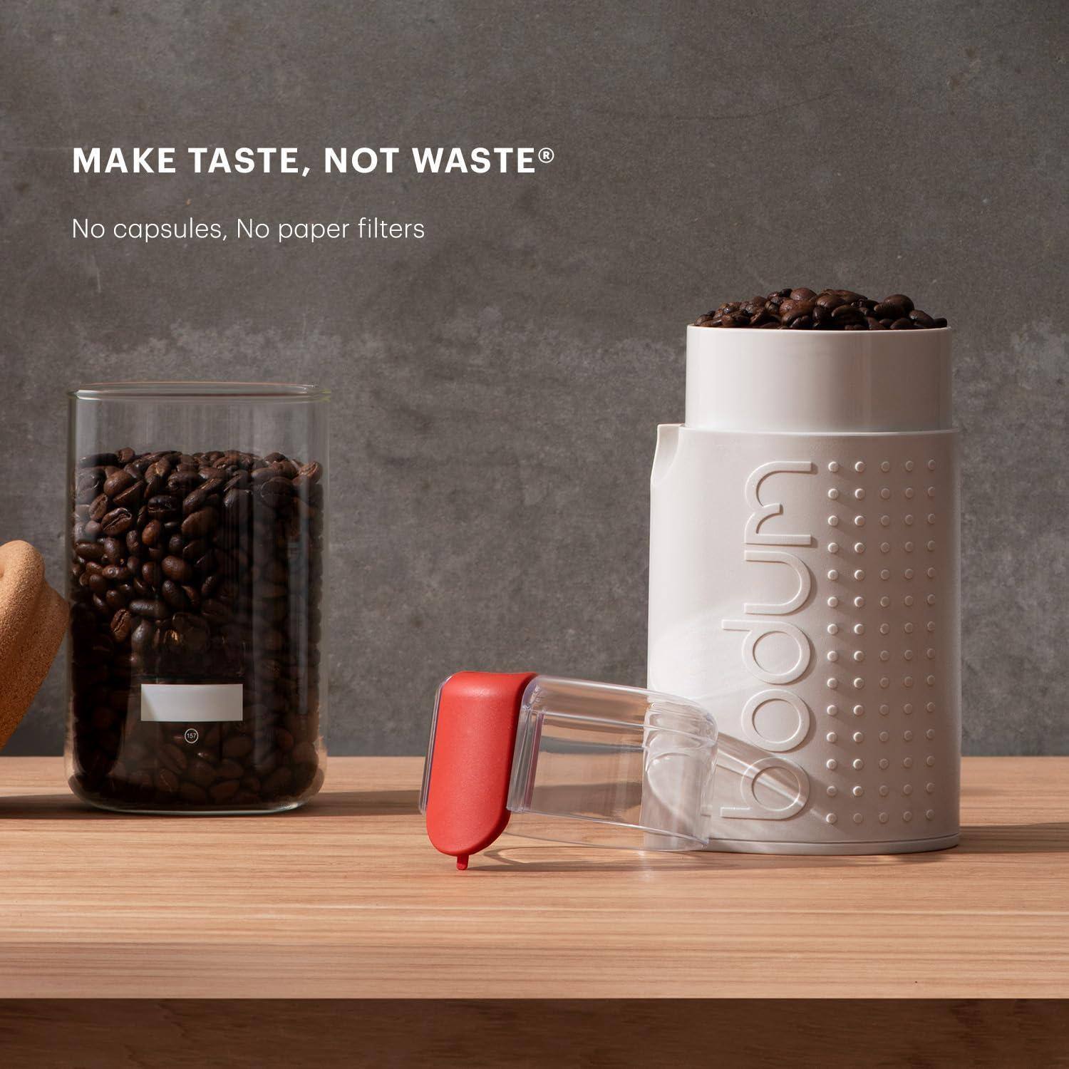 MAKE TASTE, NOT WASTE®  
No capsules, No paper filters