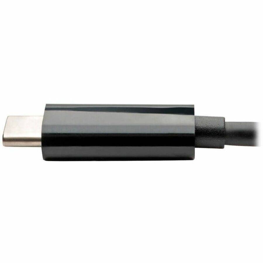 Alt View 3. Tripp Lite - Eaton Tripp Lite Series 4-Port USB-C Hub, USB 3.x (5Gbps), 2x USB-A, 2x USB-C, Black - USB Type C - External - 4 USB - Black.