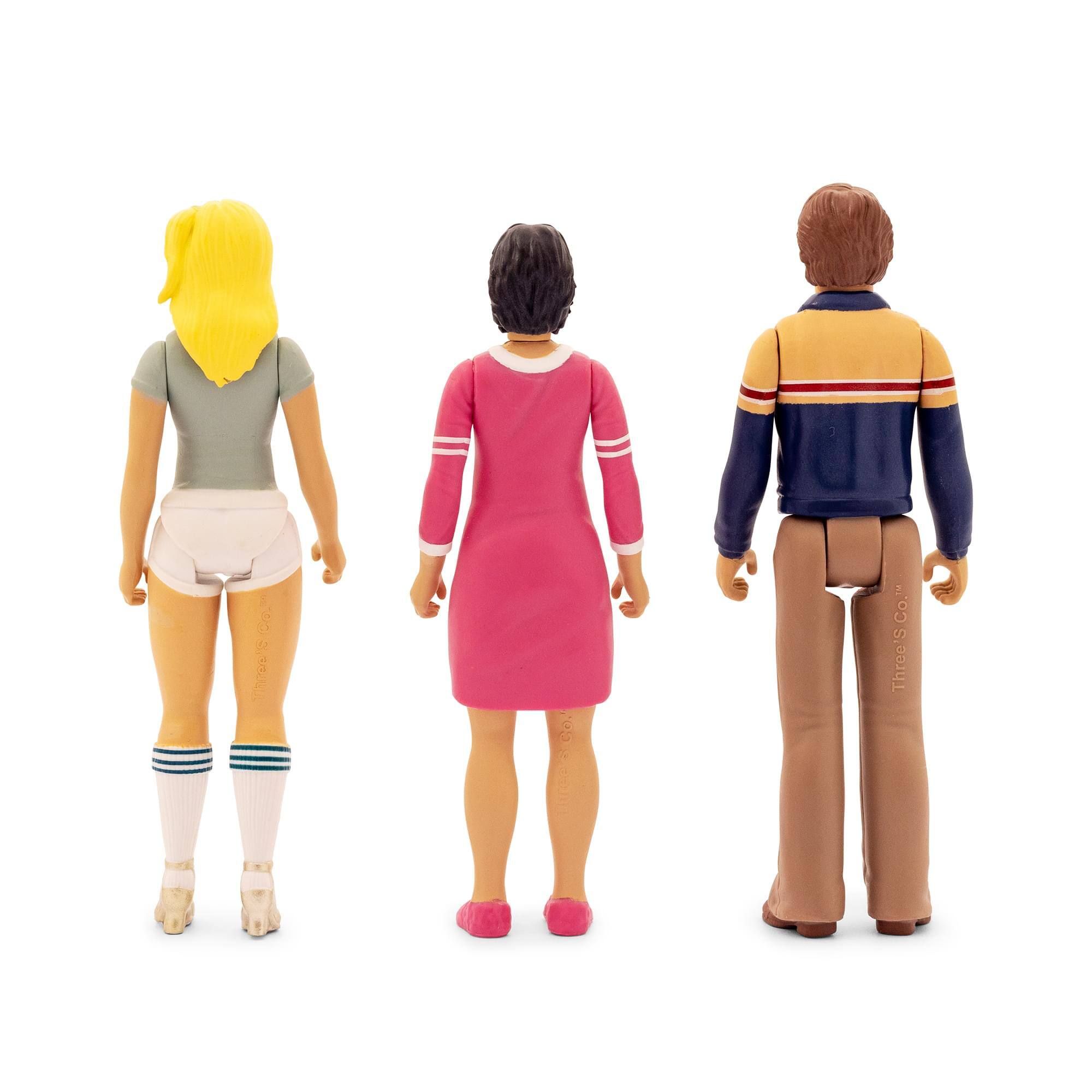 Toynk Three's Company 3.75 Inch Retro Action Figure Box Set Multi