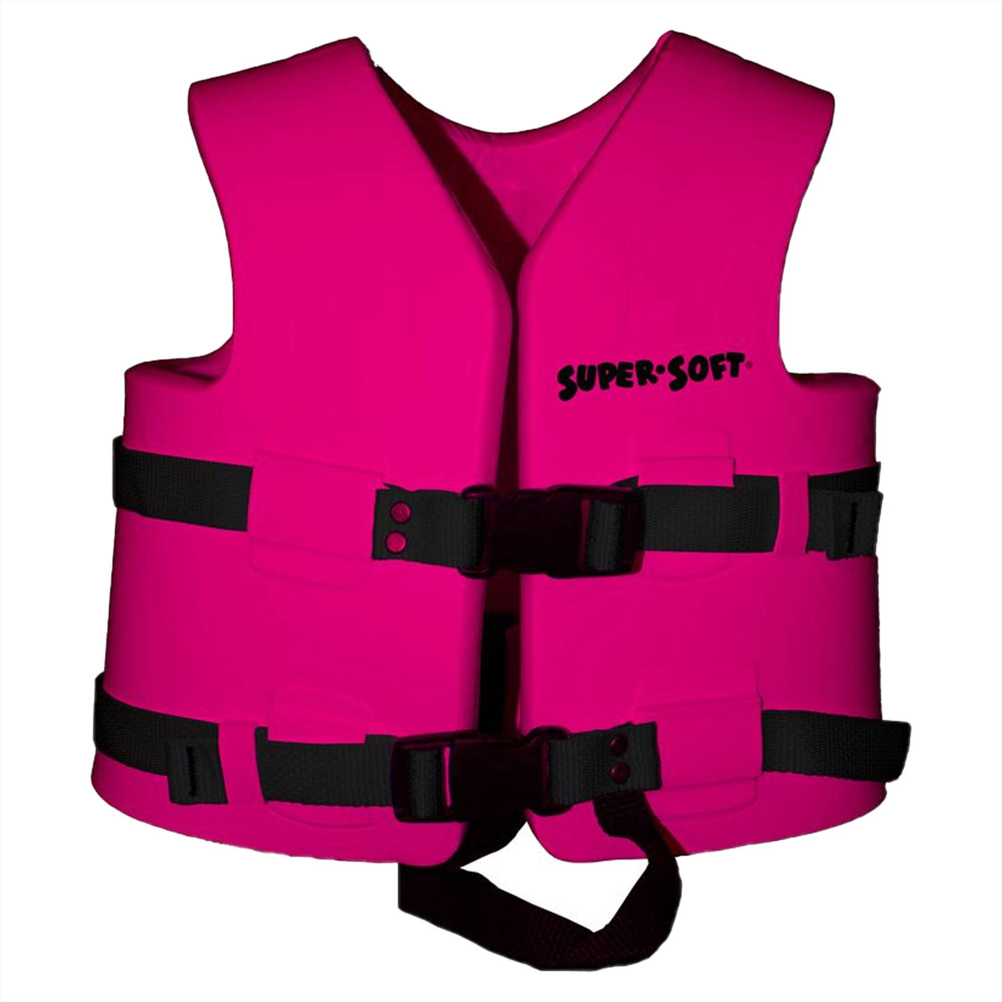 Front. TRC Recreation - TRC Recreation Super Soft Child Life Jacket Swim Vest, X Small, Flamingo Pink - Flamingo Pink.