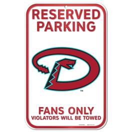 WinCraft - Arizona Diamondbacks 11" x 17" Indoor/Outdoor Reserved Parking Sign - Multicolor
