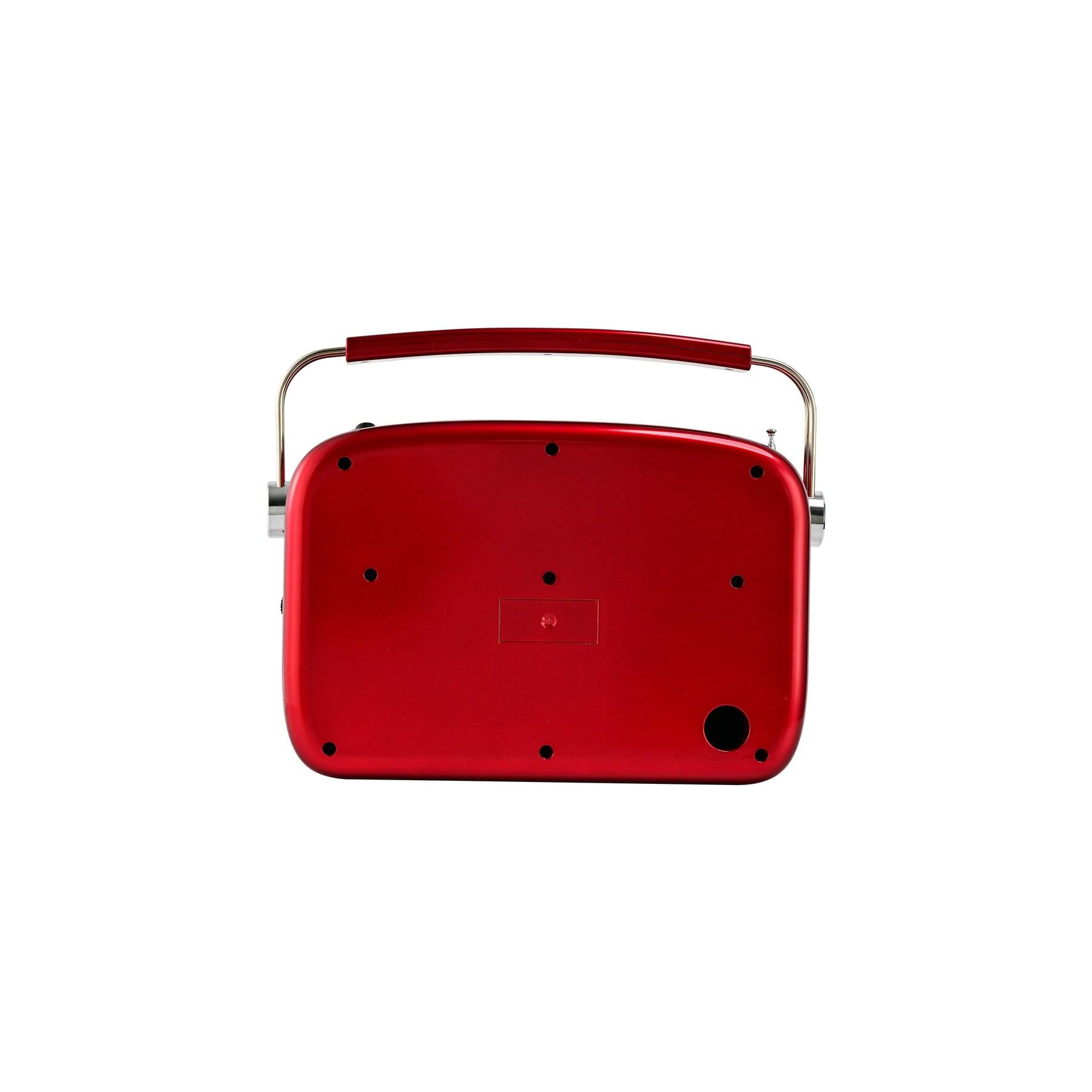 Alt View 4. Emerson - Portable Bluetooth® Retro Radio with Built-in Rechargeable Battery.
