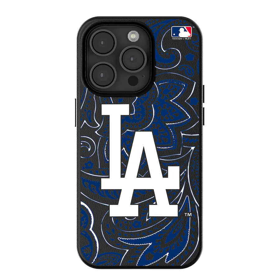 Mlb Case Keyscaper MLB Los Angeles Dodgers Paisley iPhone Magnetic Bump Case 16 ...