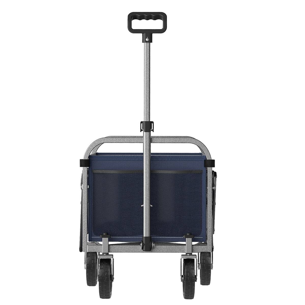Alt View 3. Loheer - Loheer Foldable Wagon Cart Heavy Duty Collapsible Wagon with All Terrain Wheels for Camping Garden and Shopping.
