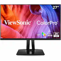 ViewSonic - VP2756A-2K 27 IPS LED QHD Pantone Validated Monitor. (HDMI, USB, Display Port) - Black - Front_Zoom