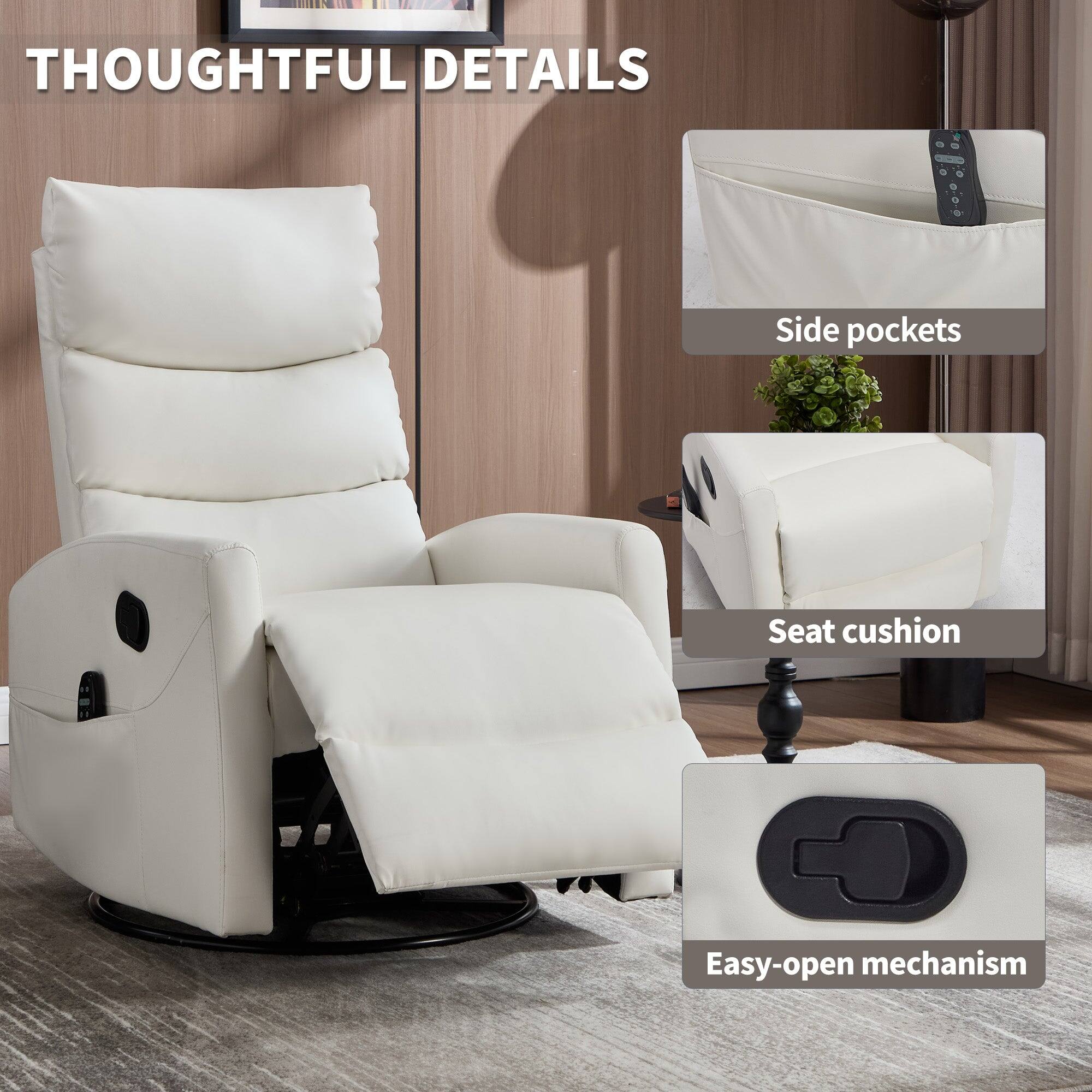 THOUGHTFUL DETAILS

- Side pockets
- Seat cushion
- Easy-open mechanism