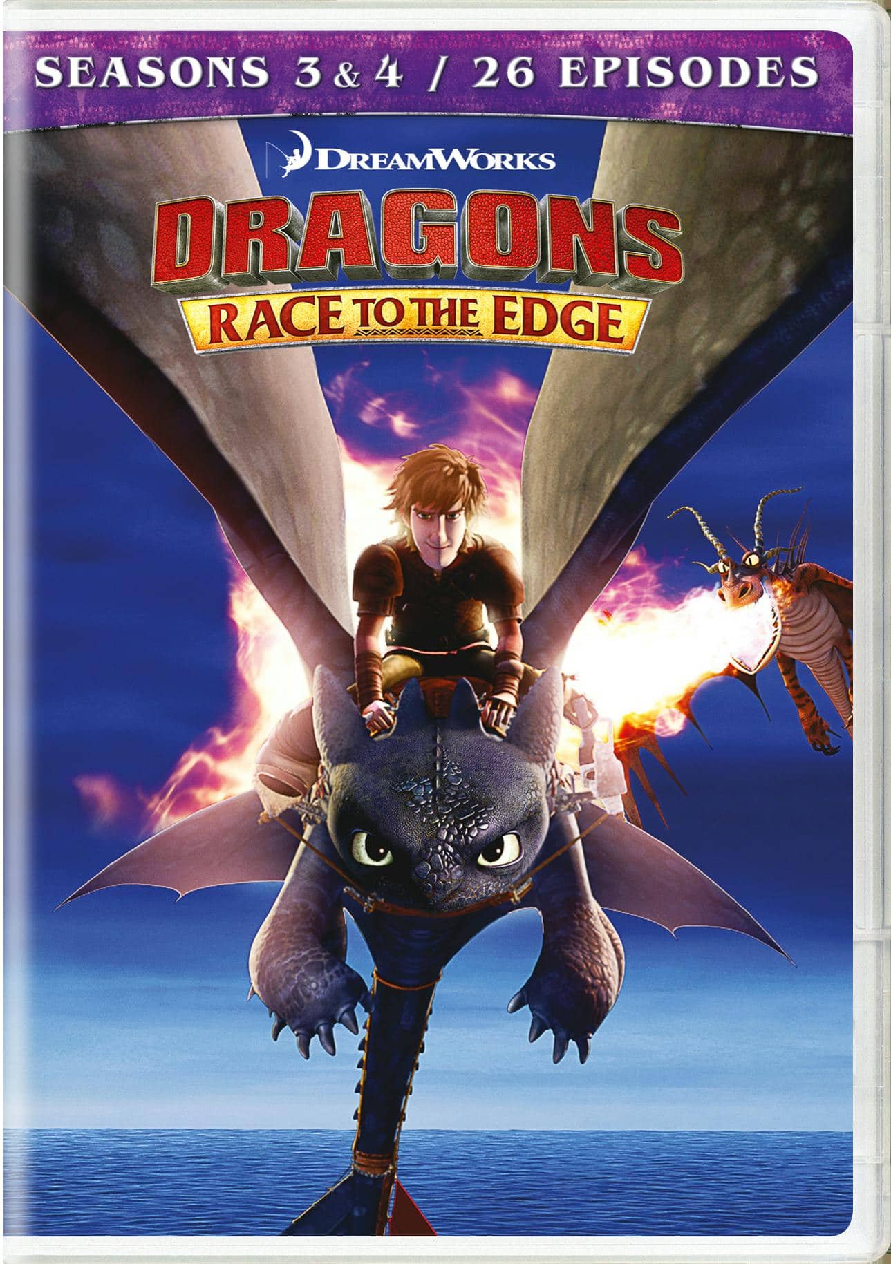 Front. Dragons: Race to the Edge - Seasons 3 & 4 [DVD].