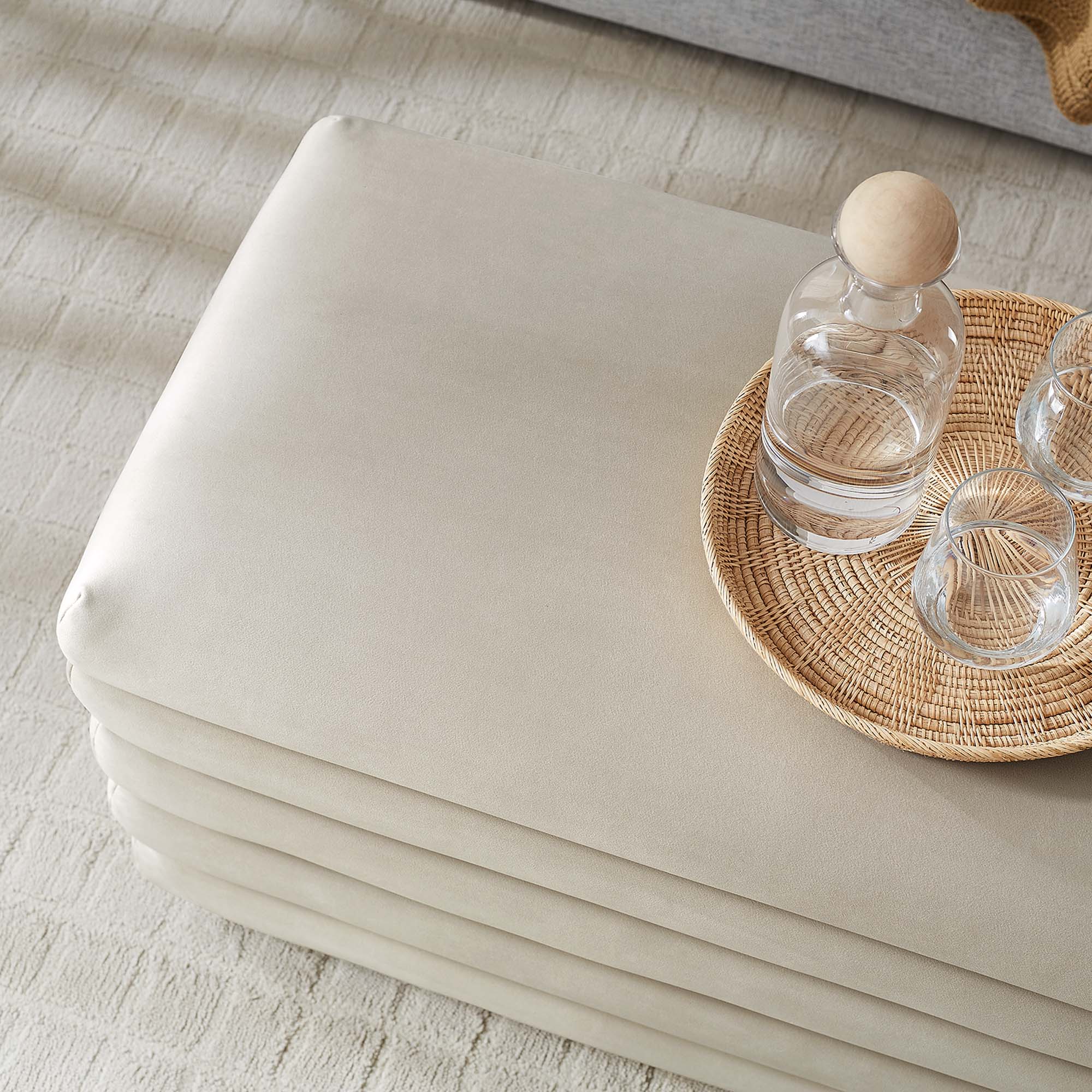 Alt View 7. Modway - Mezzo Upholstered Performance Velvet Storage Bench by Modway - Brown.