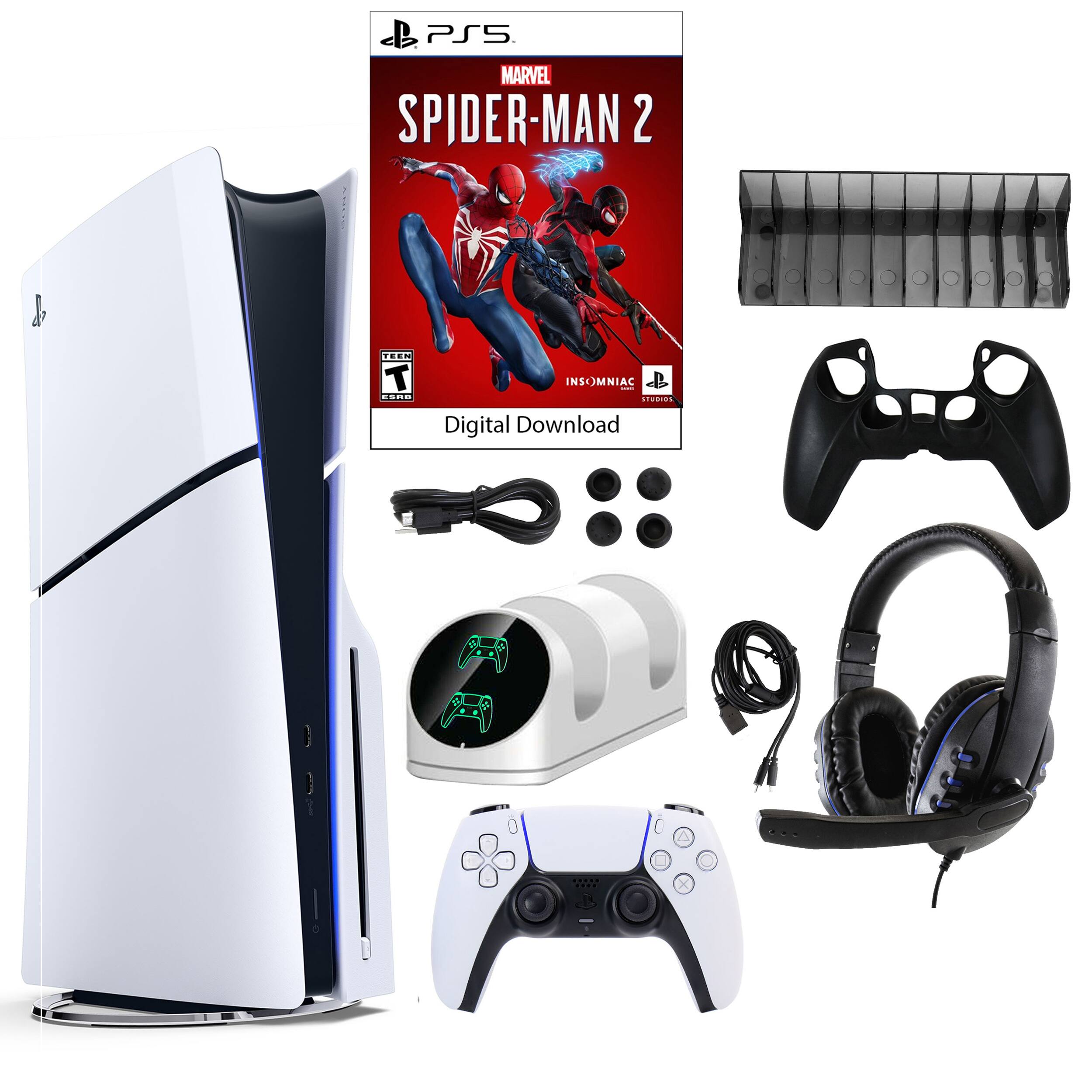 PS5 Spider Man Console with Accessories Kit PlayStation Best Buy