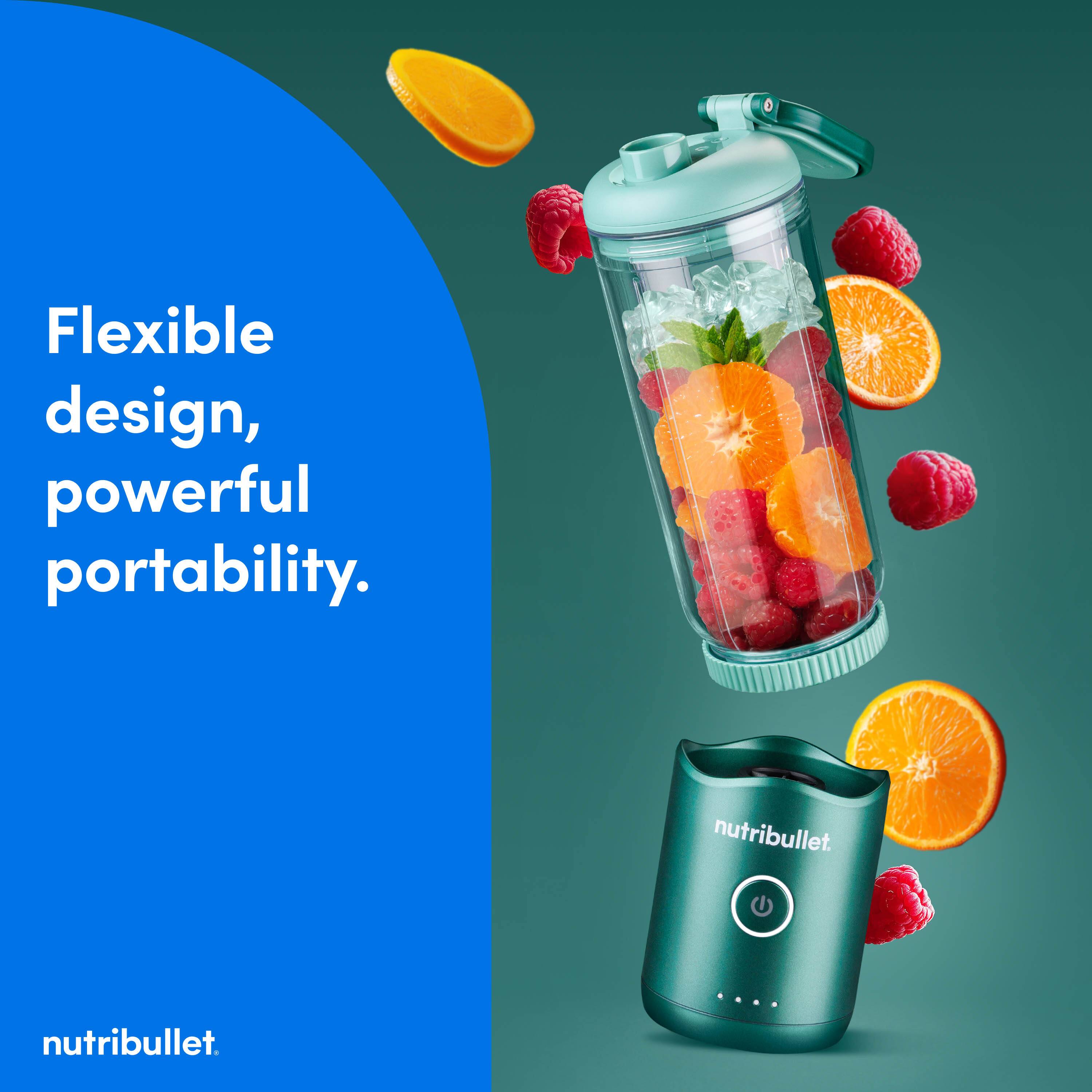 Flexible design, powerful portability.  
nutribullet.