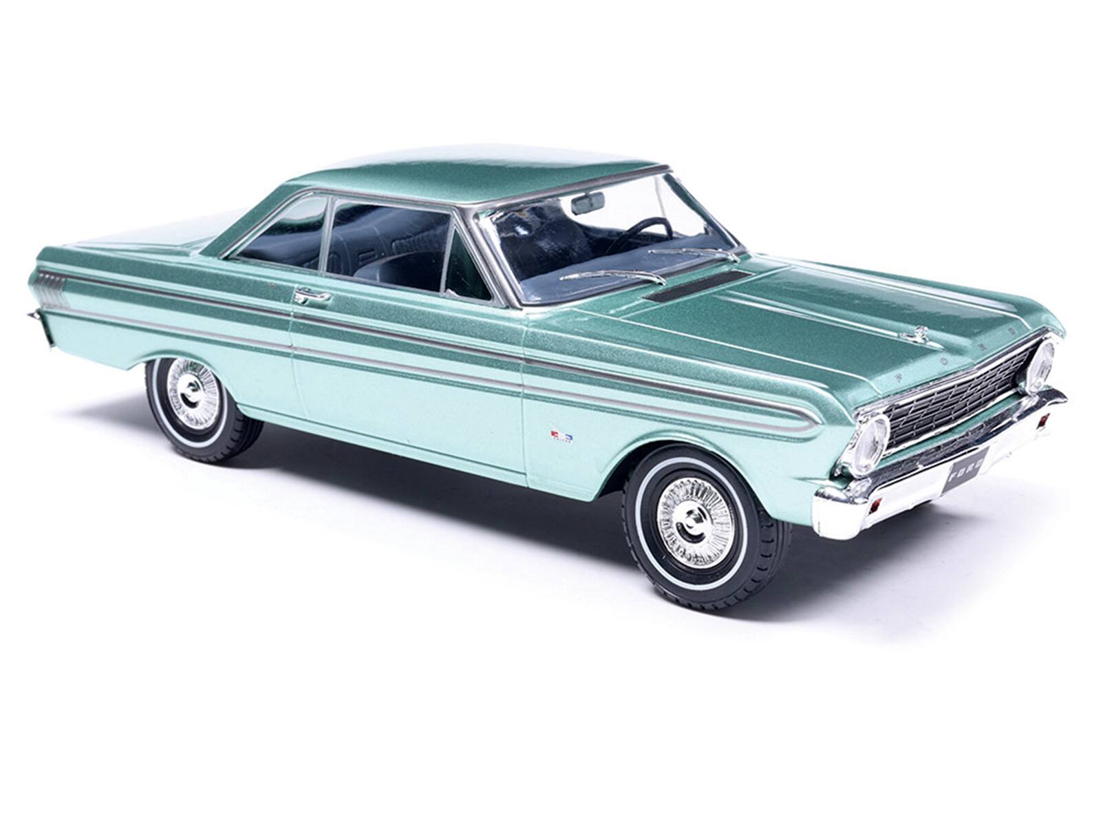 Alt View 2. IXO - 1964 Ford Falcon Dynasty Green Metallic 1/24 Diecast Model by IXO Models.