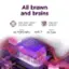 All brawn and brains intel TM Intel CoreM Ultra 7 processor 258V Intel ArcM graphics Up to 45 TOPS NPU WiFi 7 Lenvo AI Core ULTRA intel