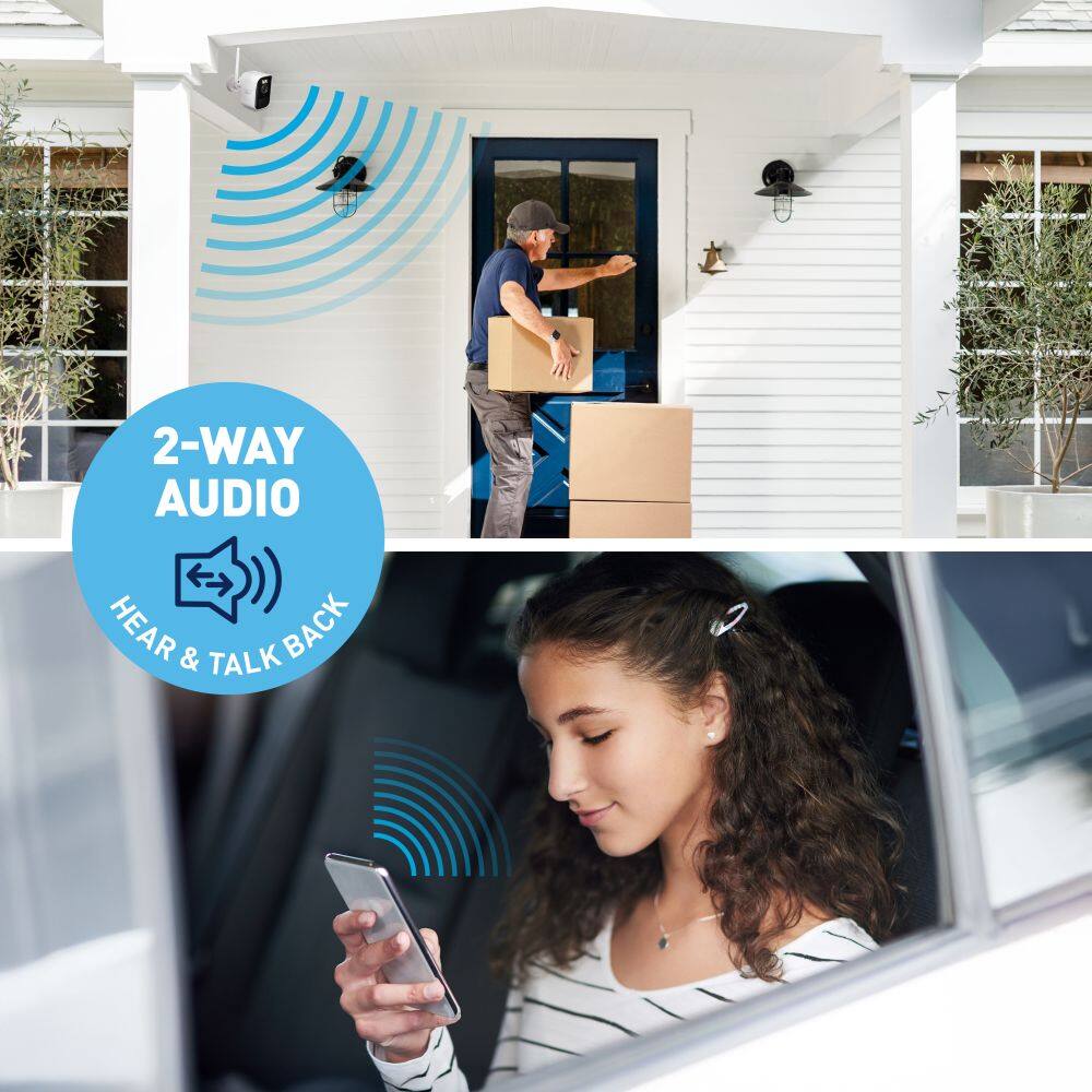 2-WAY AUDIO
HEAR & TALK BACK