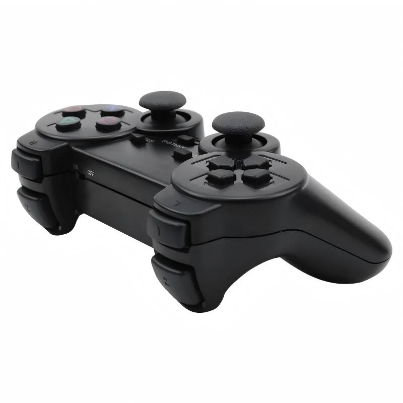 Left. PRIMEPLUS - Wireless Gamepad for Sony PS2 Game Controller/ Playstation 2 Joystick/ PC Joypad USB Game Controle with Dual Vibration - Green.
