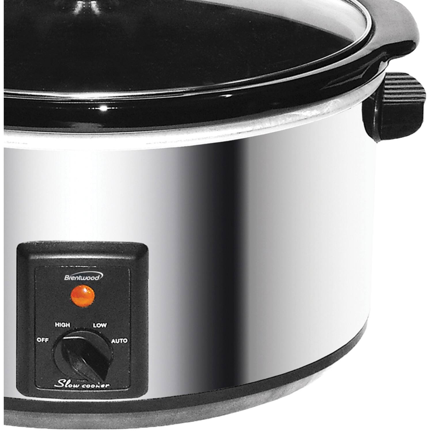 Brentwood  
Slow Cooker  

HIGH  
LOW  
AUTO  
OFF