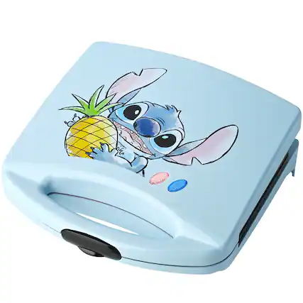 Front. Disney - Lilo & Stitch Sandwich Maker - Aloha - Blue.