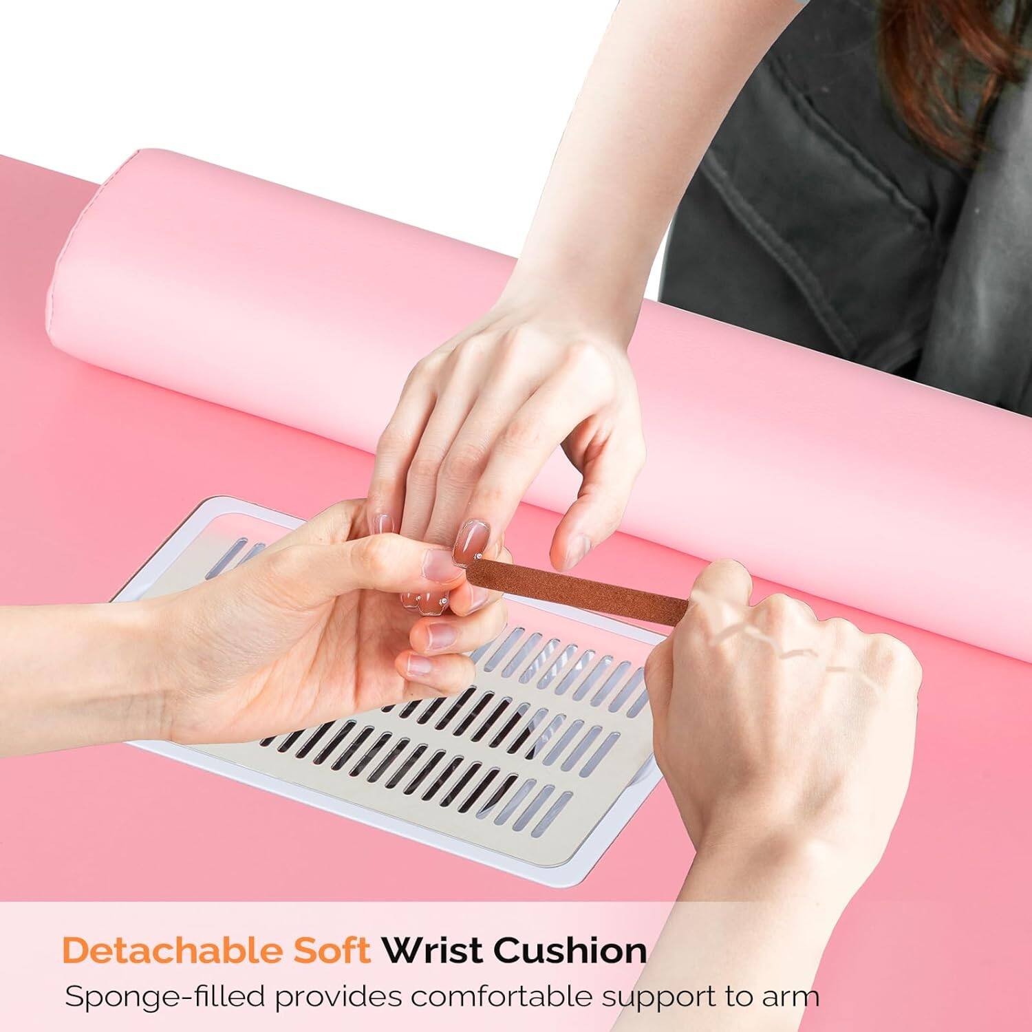 Detachable Soft Wrist Cushion  
Sponge-filled provides comfortable support to arm