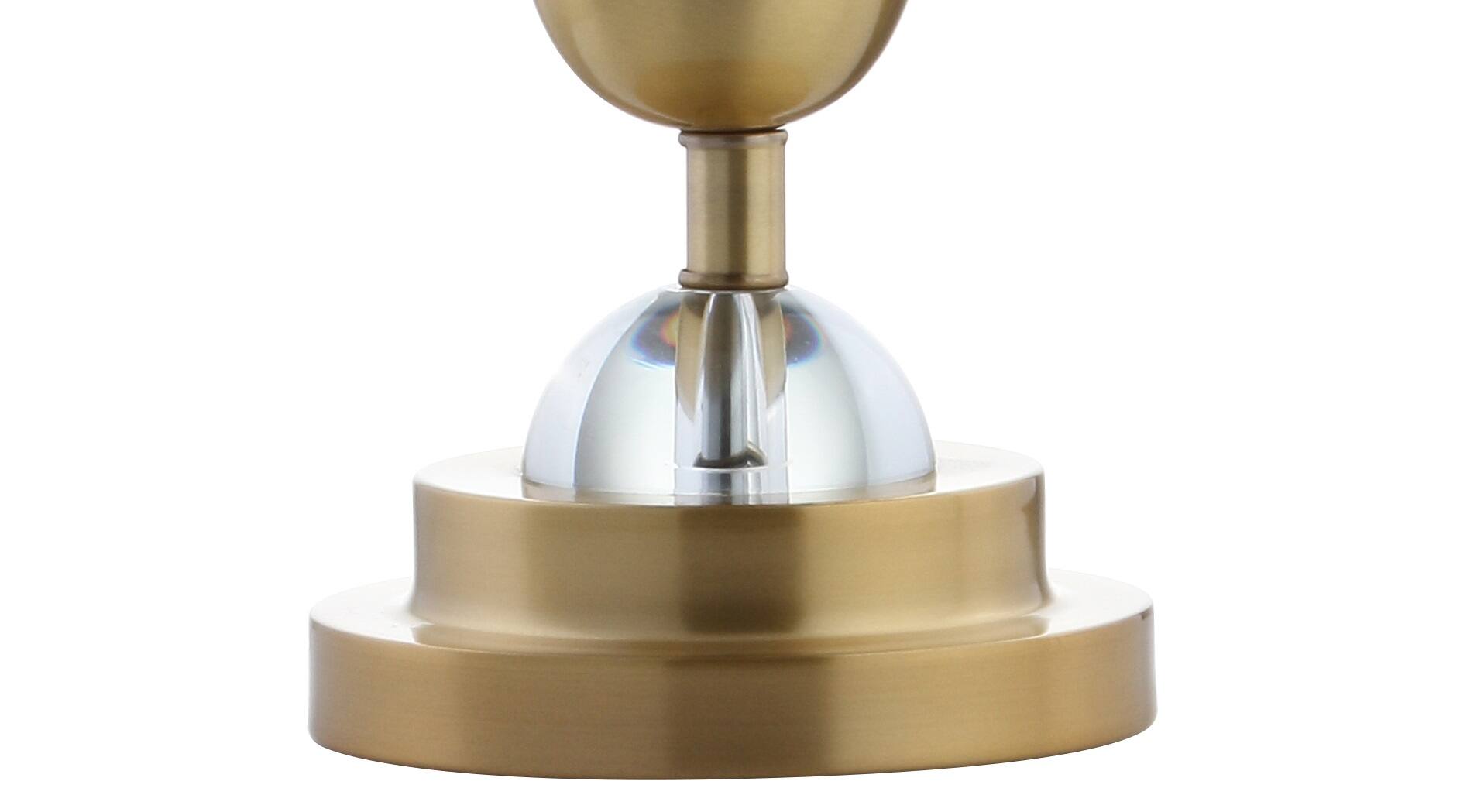 Alt View 7. Jonathan Y - Avery 27.5" Crystal LED Table Lamp, Clear/Brass Gold (Set of 2) - Clear/Brass Gold.