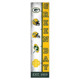 Fan Creations - Green Bay Packers 6" x 24" Progression Wood Sign - Multicolor