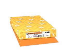 Astrobrights - Colored Paper, 24 lbs., 11" x 17", 500 Sheets/Ream (22653) - Cosmic Orange