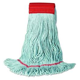 Boardwalk - EchoMop with Looped-End Wet Head, Synthetic/Cotton, Medium, Blue