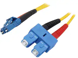 StarTech.com - SMFIBLCSC4 13.12 ft. (4m) Single Mode Duplex Fiber Patch Cable LC-SC Male to Male