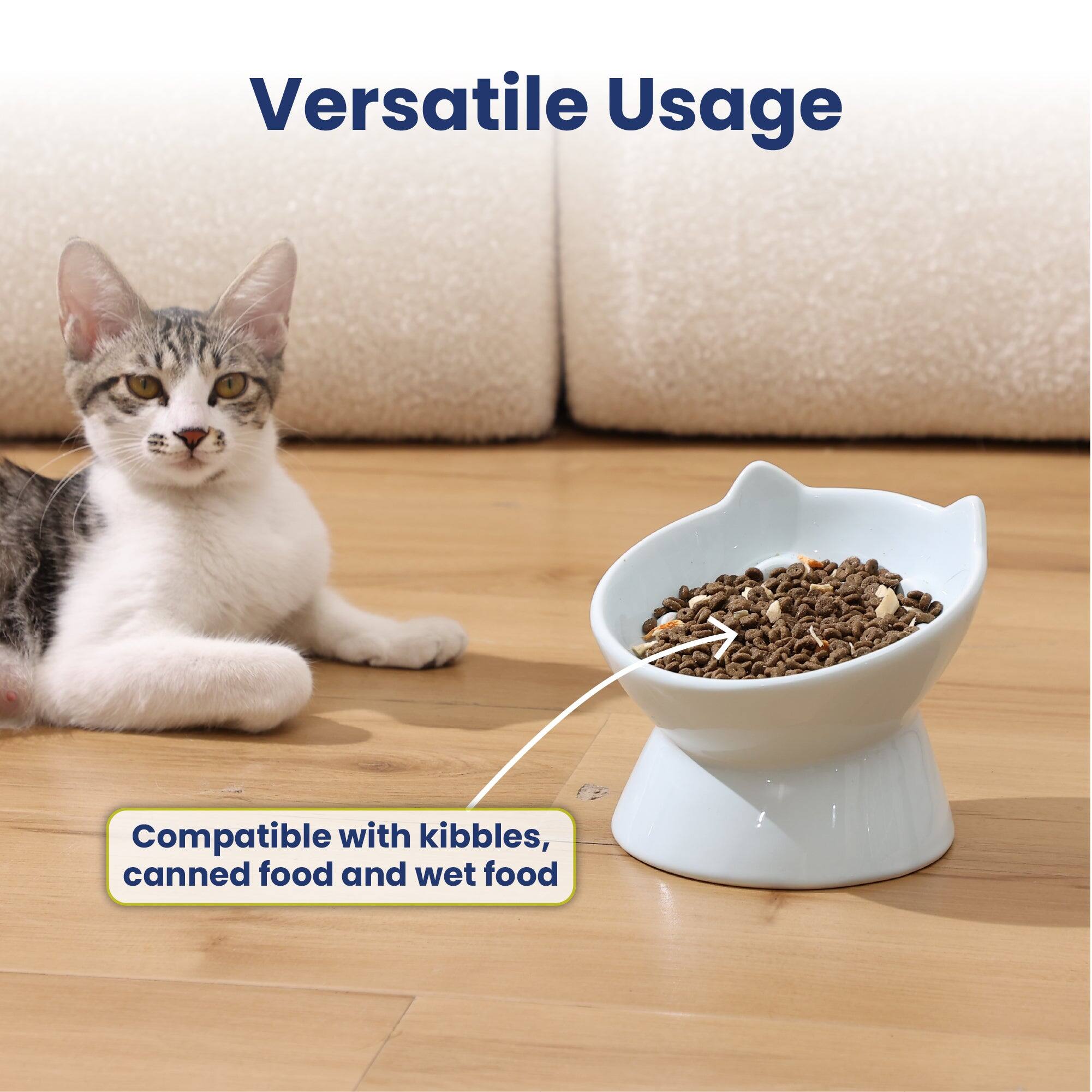 Versatile Usage  
Compatible with kibbles, canned food and wet food