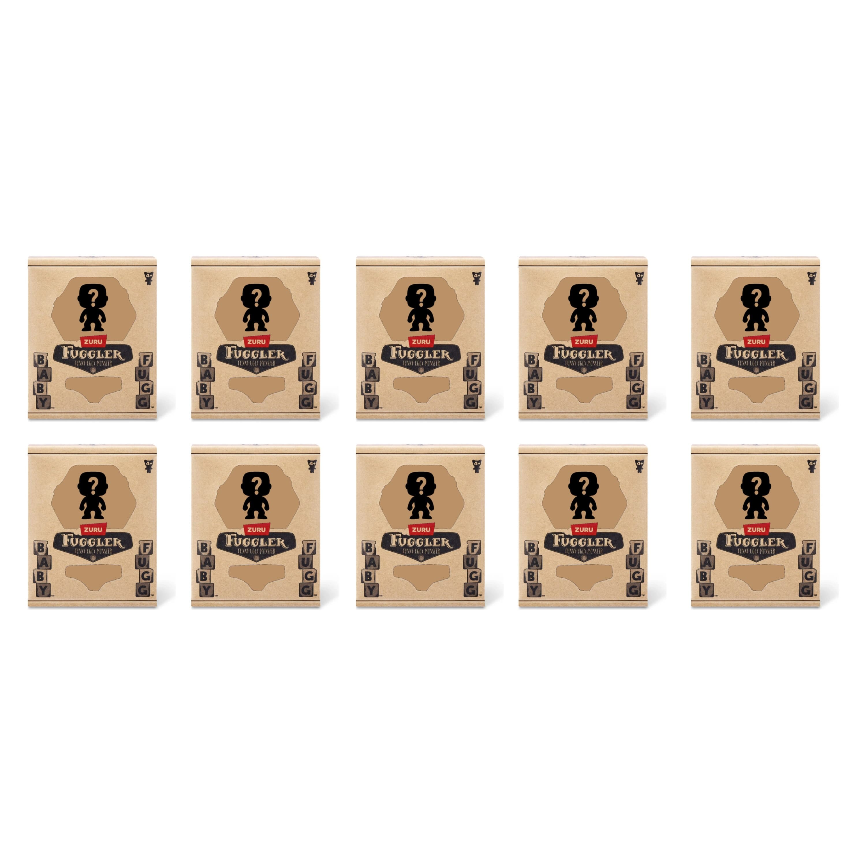Pack of 10 Zuru Fuggler Baby Fugg 3.5 Inch Plush Toy Mystery Random Assortment - Black price history on PriceWatchPro