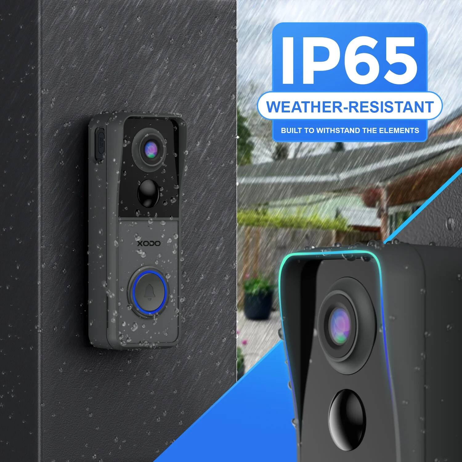 IP65  
WEATHER-RESISTANT  
BUILT TO WITHSTAND THE ELEMENTS  
XODO
