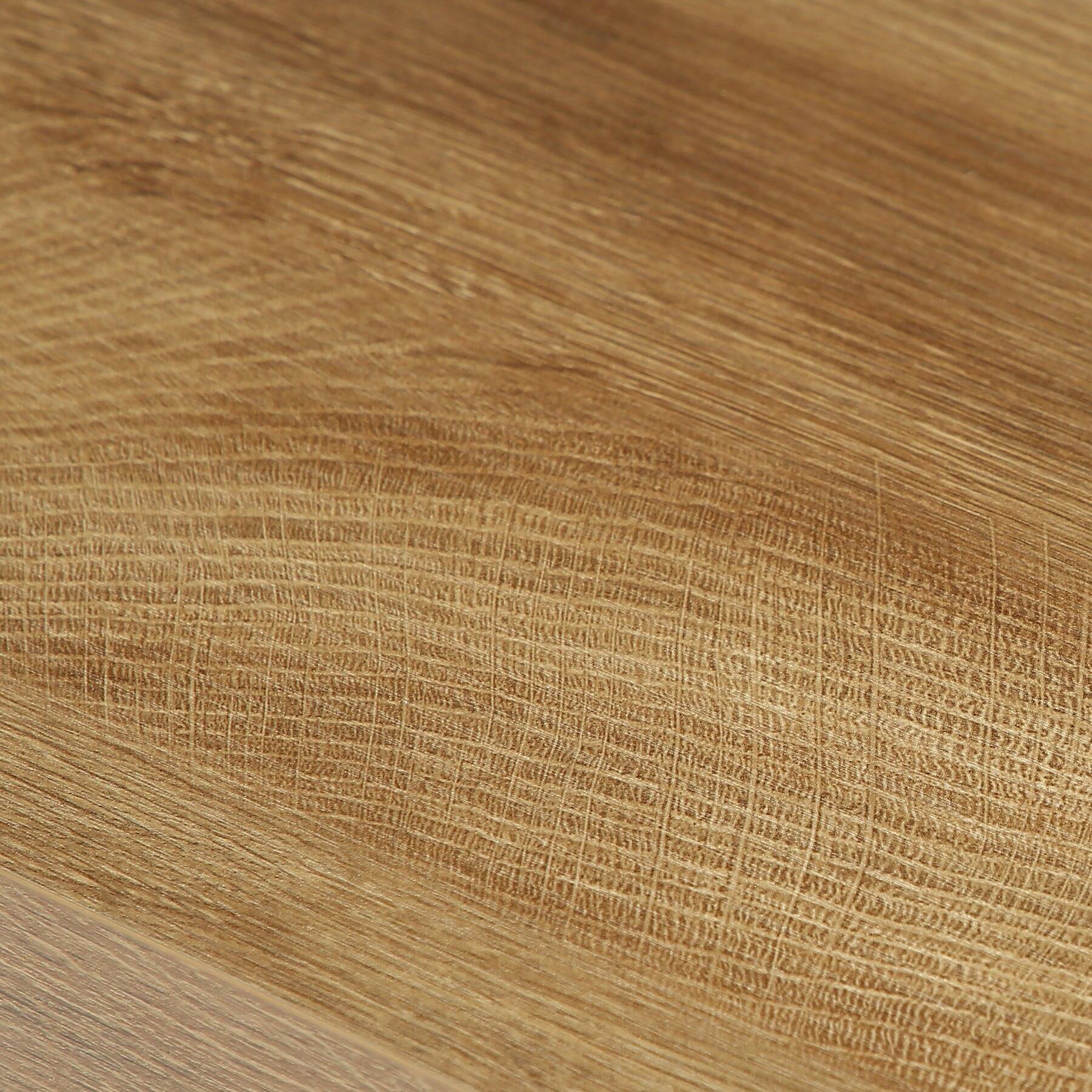 Alt View 1. Kadyn - Oak Wood Console Table - 3-Shelf Open Base, Rustic Entryway/Living Room Storage, Sturdy & Elegant, Brown - Brown.