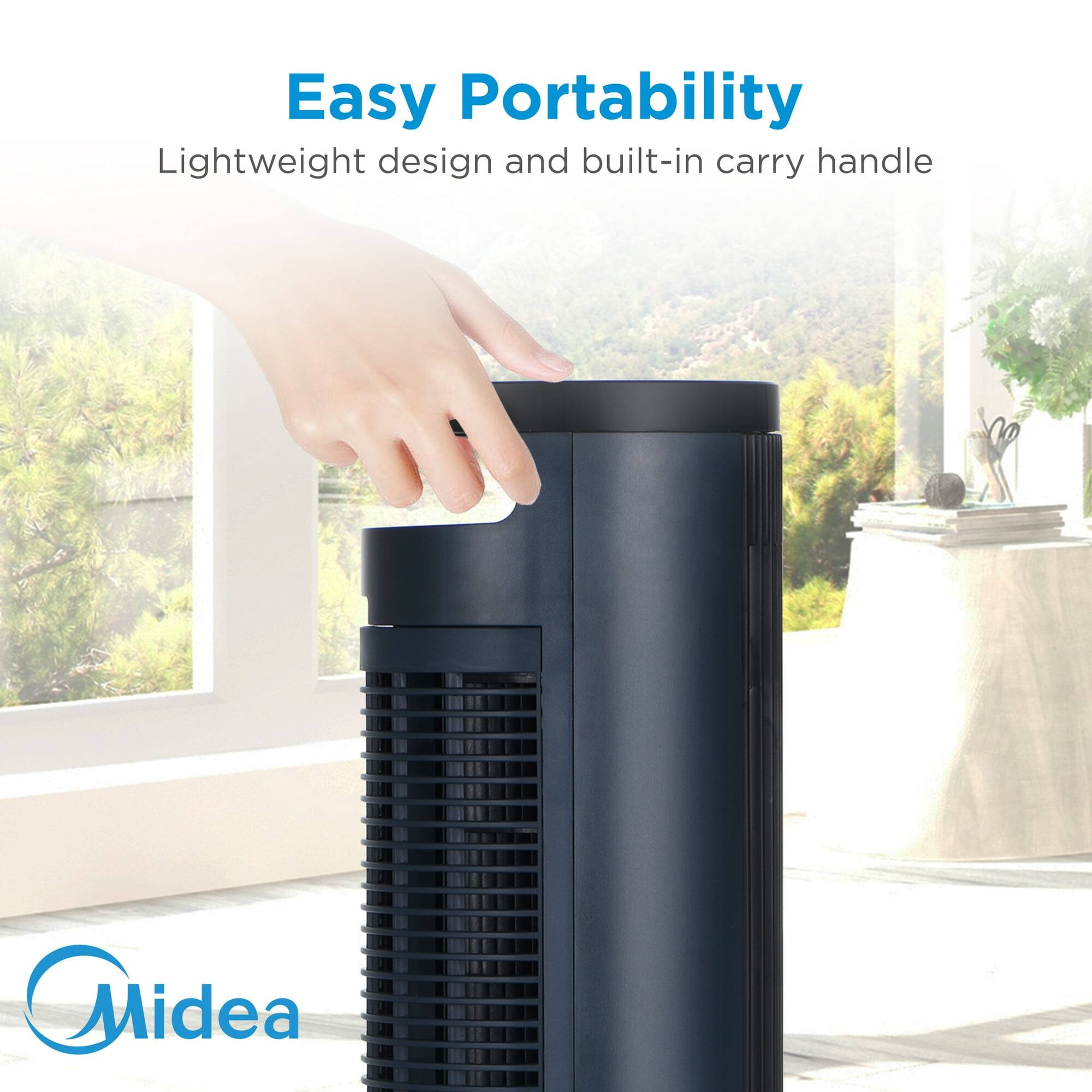 Easy Portability  
Lightweight design and built-in carry handle  

Midea