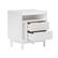 Alt View Zoom 24. Walker Edison - 25" Mid Century Modern Solid Wood Tray-Top Nightstand - White.