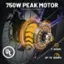 750W Peak Motor: Powerful & Efficient. 7-Speed Up to 20mph.