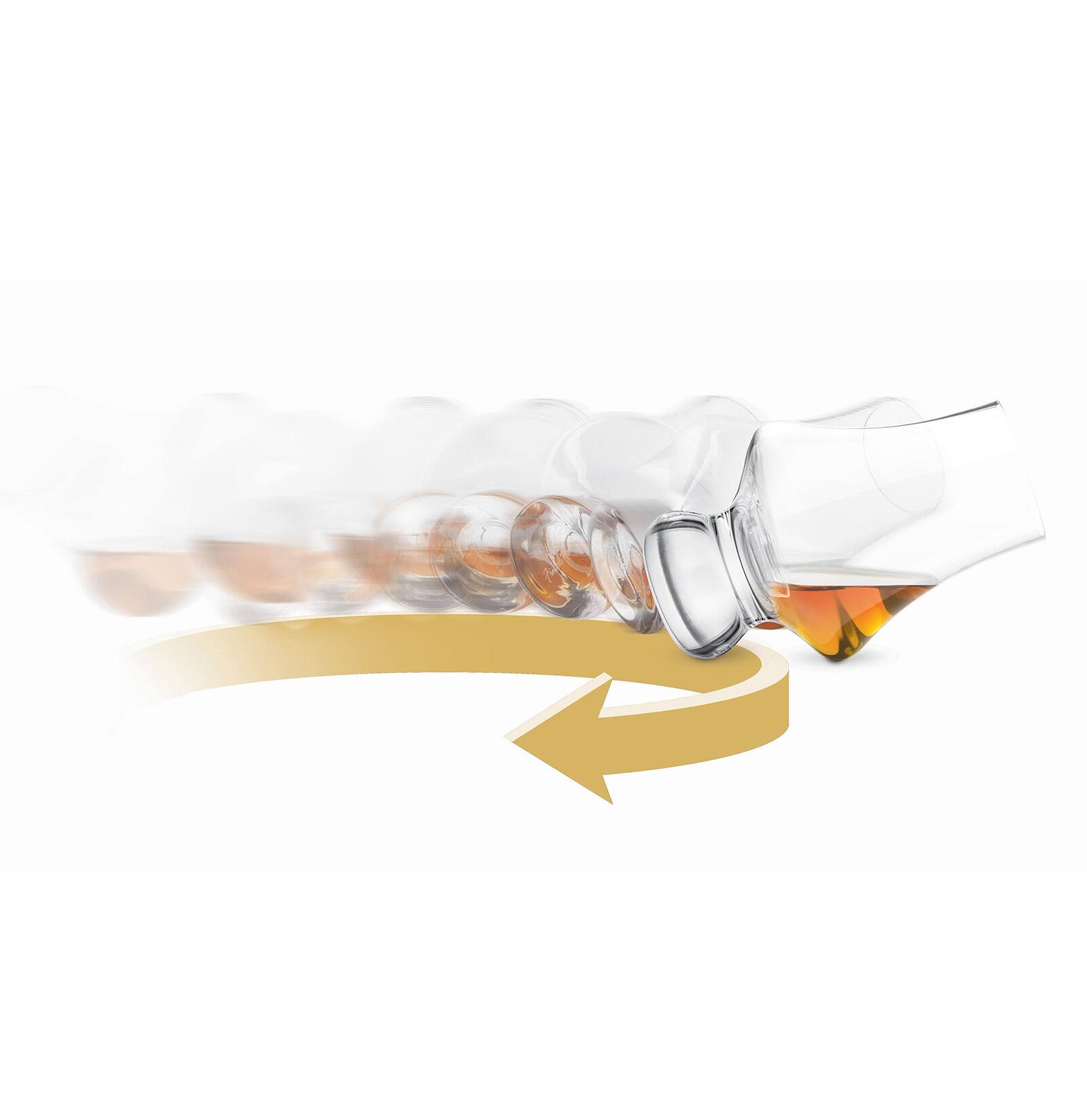 Alt View 5. Final Touch - 4 Piece Whiskey Flight Tasting Set - Clear.
