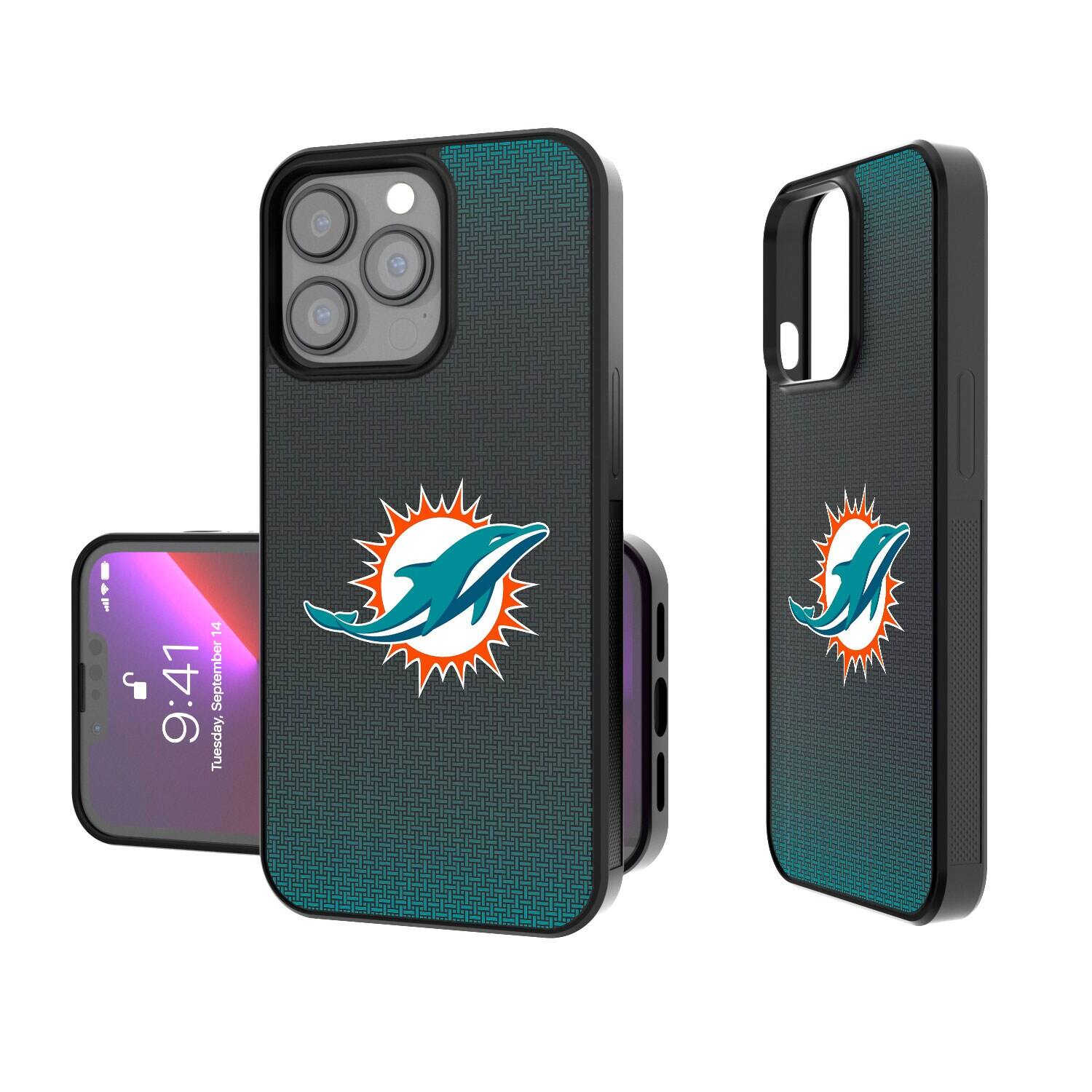 Keyscaper - NFL - Miami Dolphins Linen Logo iPhone Bump Case - 16 Plus - Black price history on PriceWatchPro