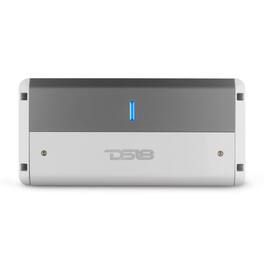 DS18 Audio - NXL-M 2-Channel Class D Car Amplifier with Marine Rating, 2 x 250W RMS at 4 Ohm - White/Silver