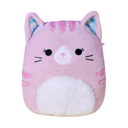 Front. Kellytoy - Squishmallows 8 Inch Plush | Filippa The Cat - Pink.