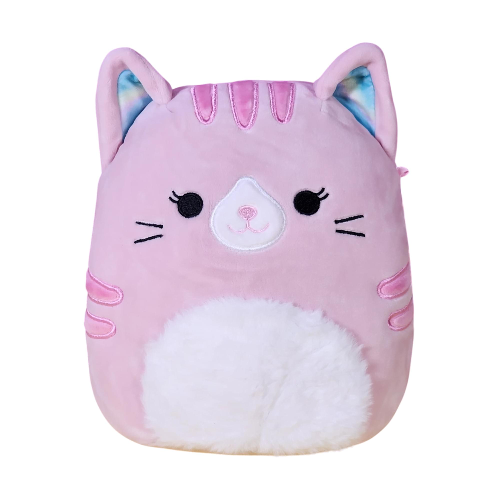 Front. Kellytoy - Squishmallows 8 Inch Plush | Filippa The Cat - Pink.