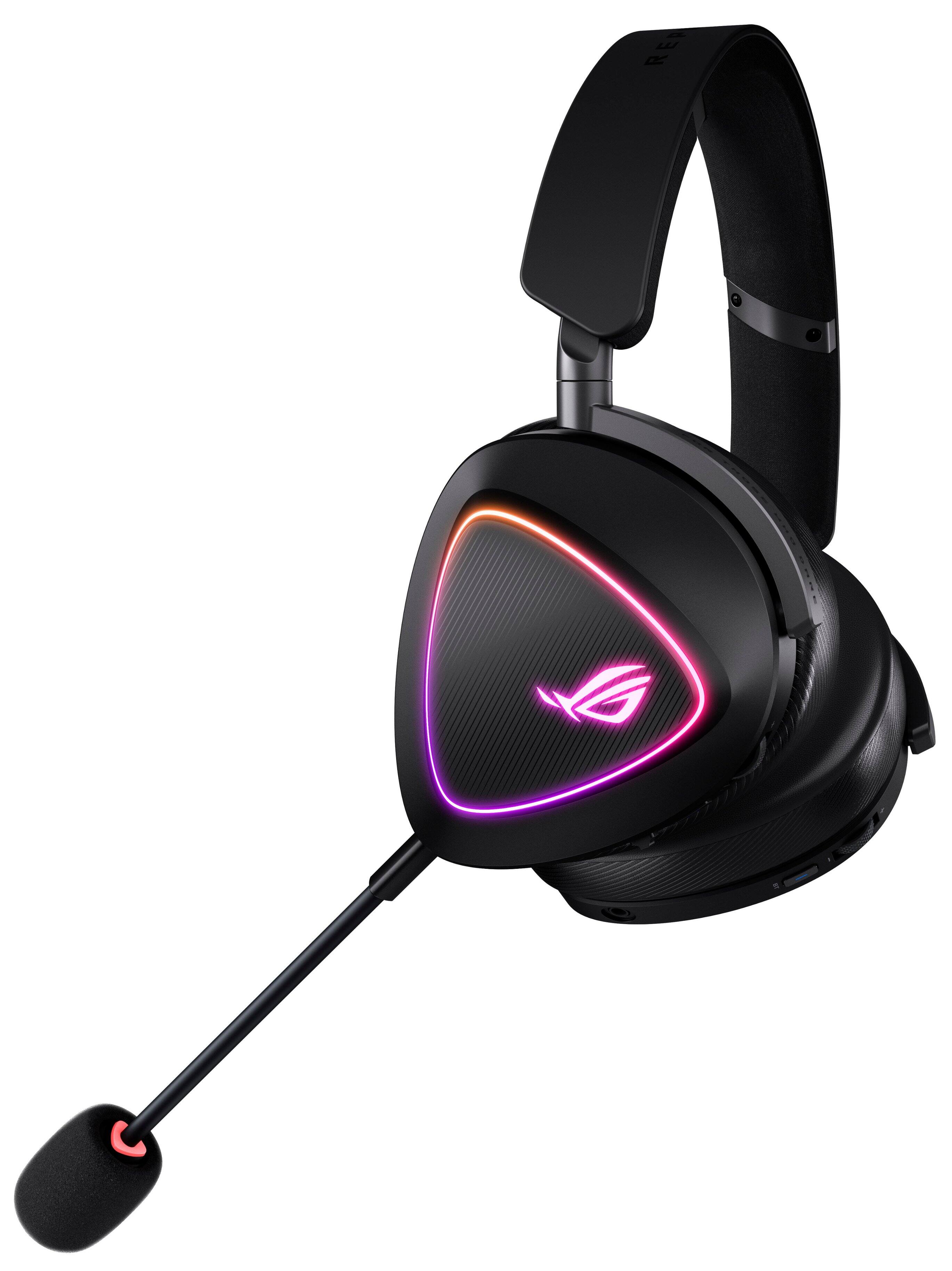 Alt View 8. ASUS - ROG Delta II Wireless Gaming Headset for PC/Mac, Xbox, PS5, PS4 and Switch - Black.