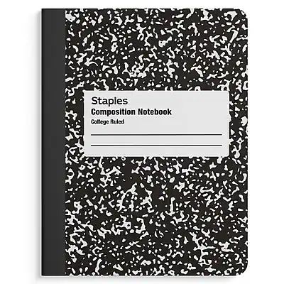 Staples
Composition Notebook
College Ruled