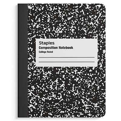 Staples  
Composition Notebook  
College Ruled