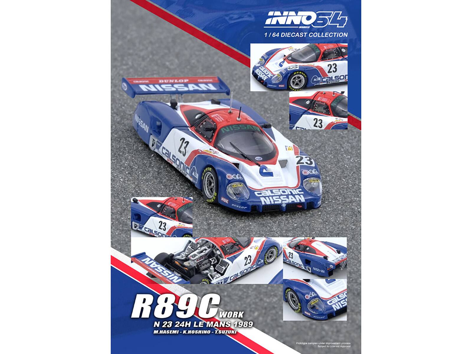 Inno Models Nissan R89C #23 Masahiro Hasemi Kazuyoshi Hoshino