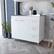 Left. TuHome - Ferretti Utility Sink With Three Drawers And Double Door Cabinet - White.