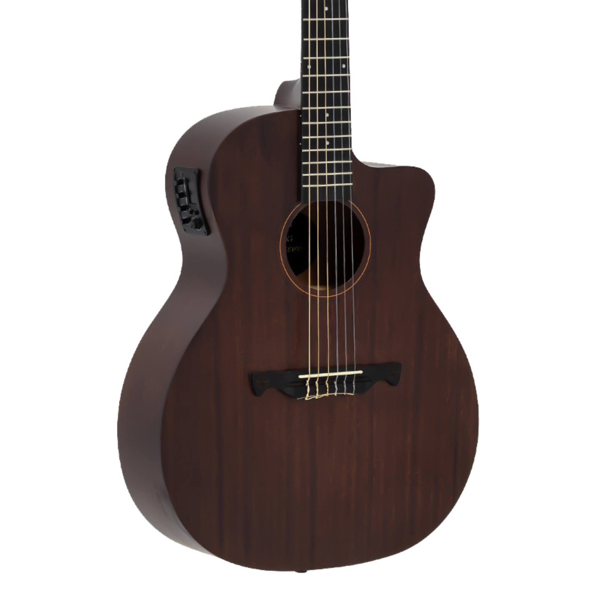 Alt View 1. Tagima - TAGIMA VEGAS GRAN RESERVA EQ-DKMOP Nylon Acoustic Guitar.