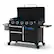 Angle. Pit Boss - Ultimate Outdoor Gas 5-Burner Griddle - Black.